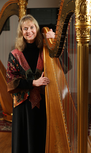 Harpist Susi Hussong ©2011TonyKoski